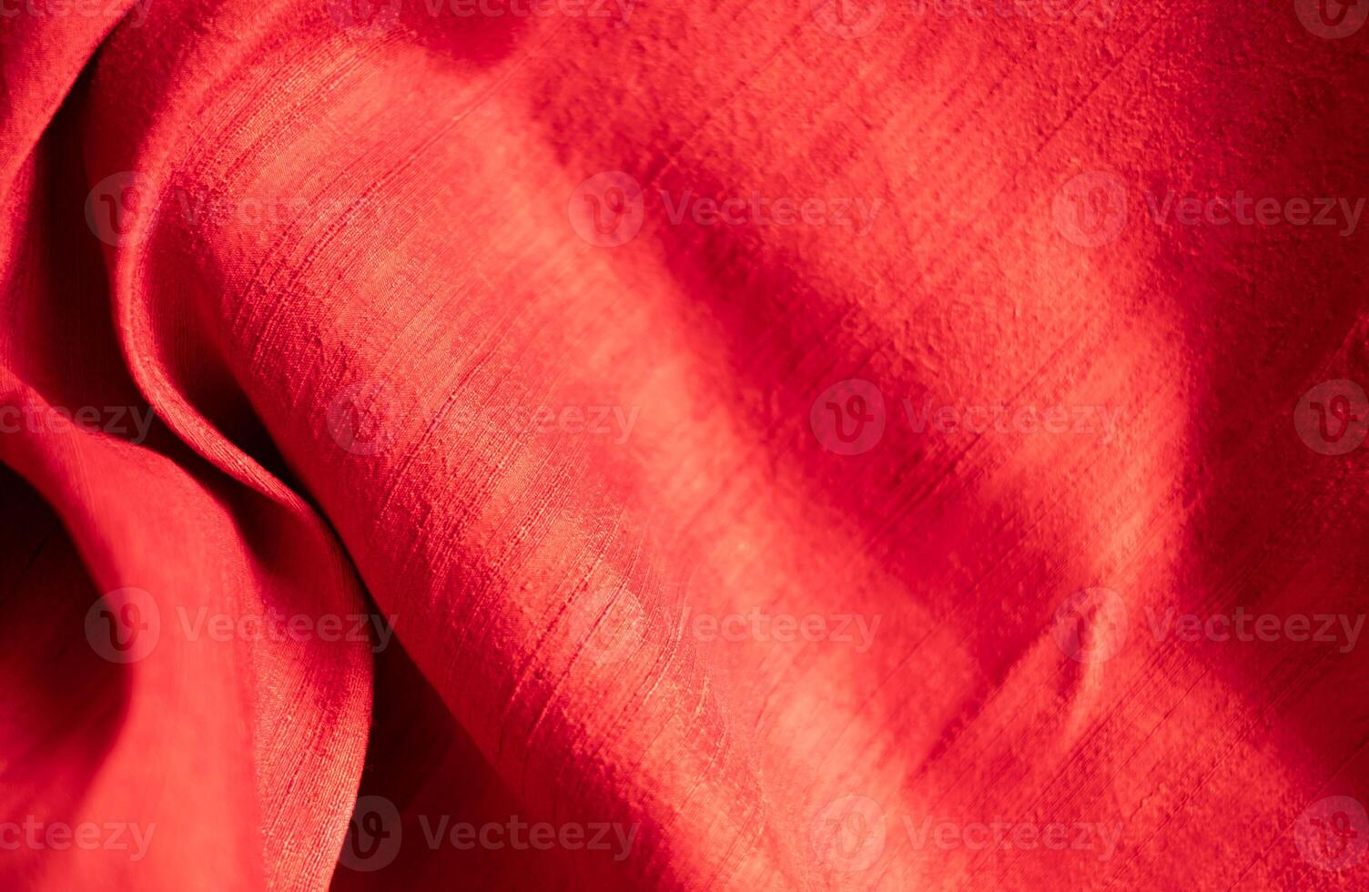 Abstract of shiny red silk White wrinkled fabric background texture and Texture with copy space ,Creased or wrinkled white fabric,Soft photo