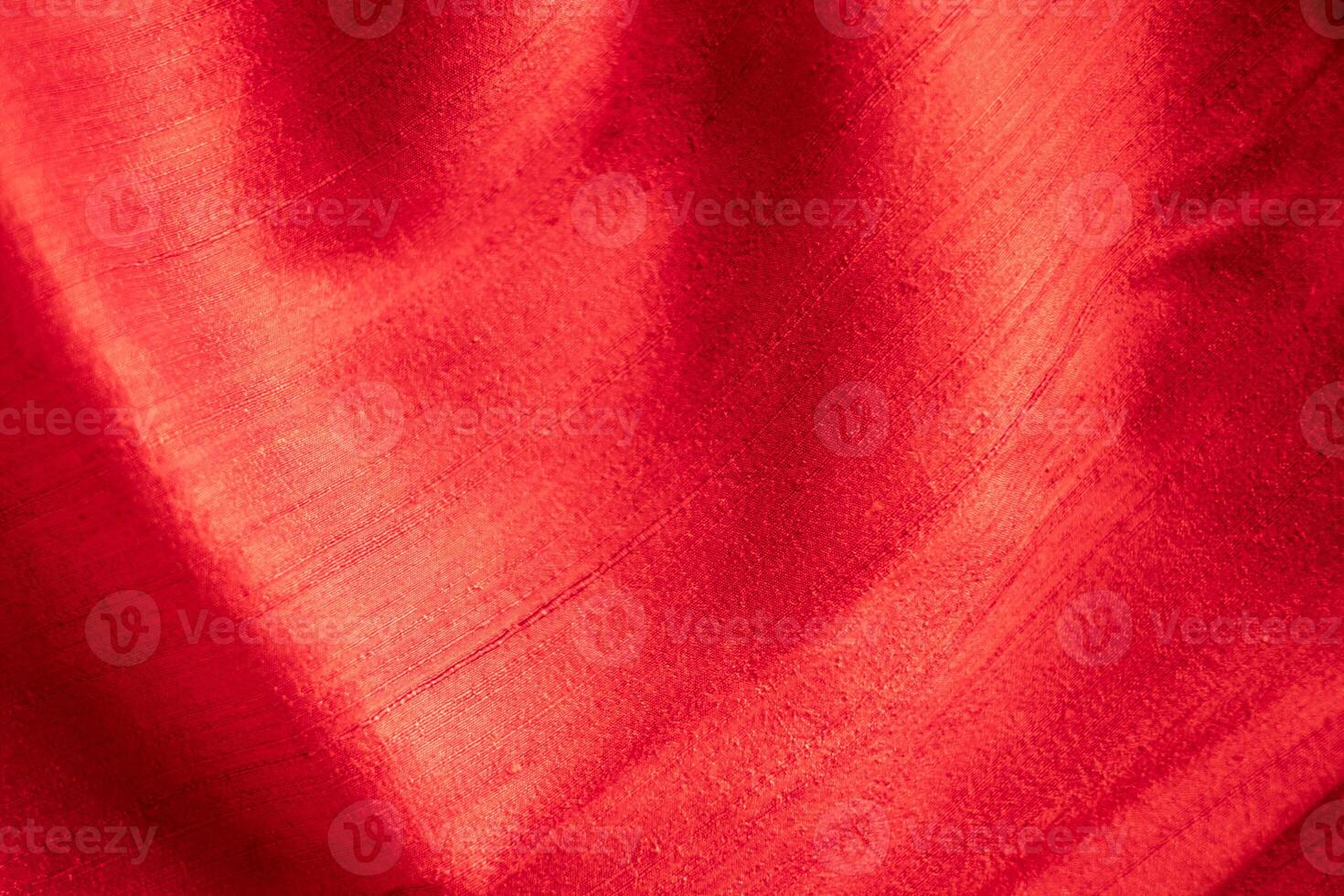 Abstract of shiny red silk White wrinkled fabric background texture and Texture with copy space ,Creased or wrinkled white fabric, photo