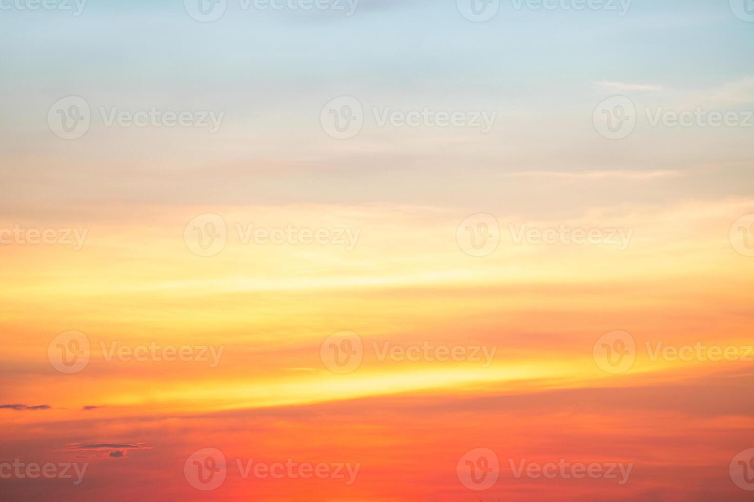 Sky,sunset, beautiful , luxury soft gradient orange gold clouds and sunlight on the blue sky perfect for the background, Sunrise on morning or everning in winter warm time ,Twilight sum photo