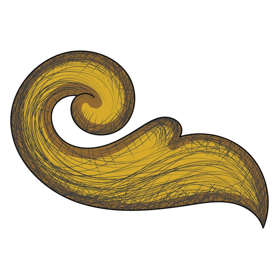 Timeless decorative lines, sophisticated corner elements, old gold details. vector