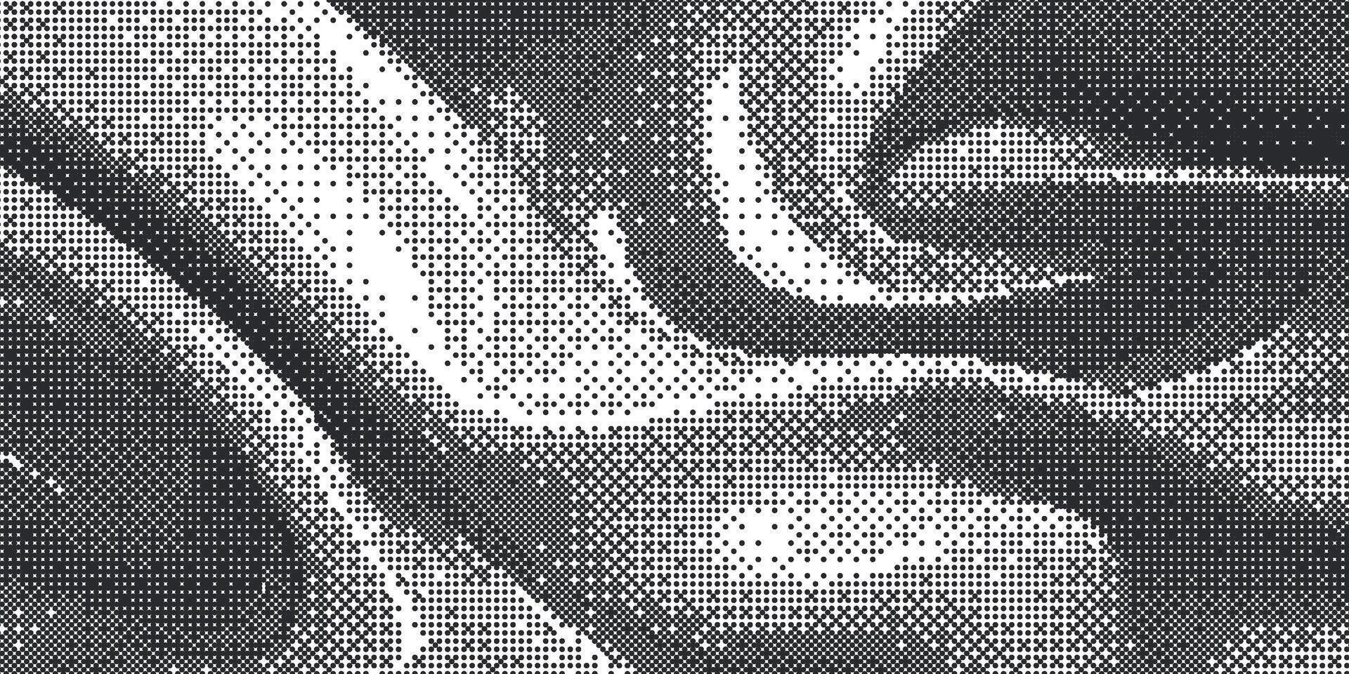gradient halftone dots grunge wavy background vector