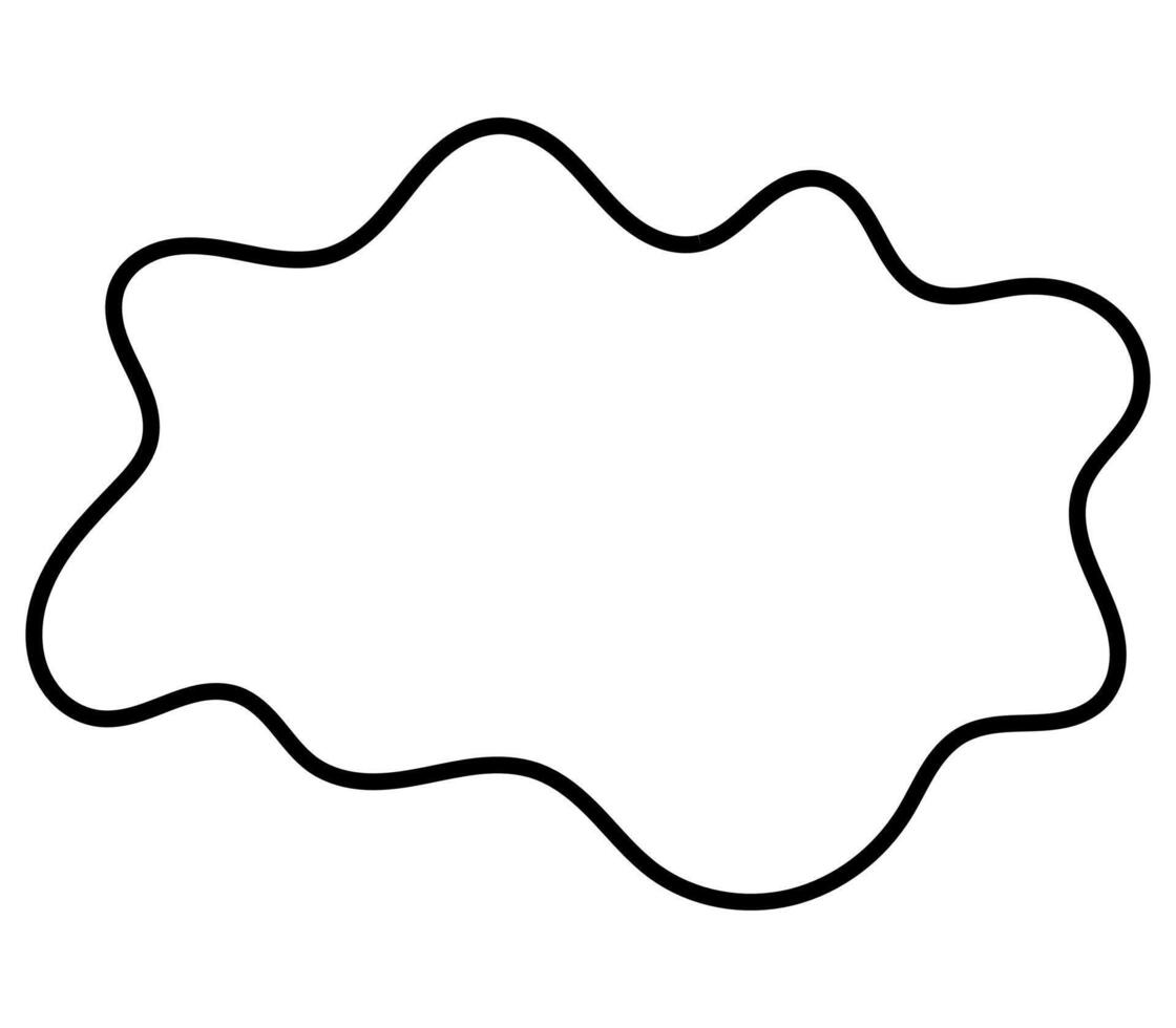 Cloud Outline Clip Art vector