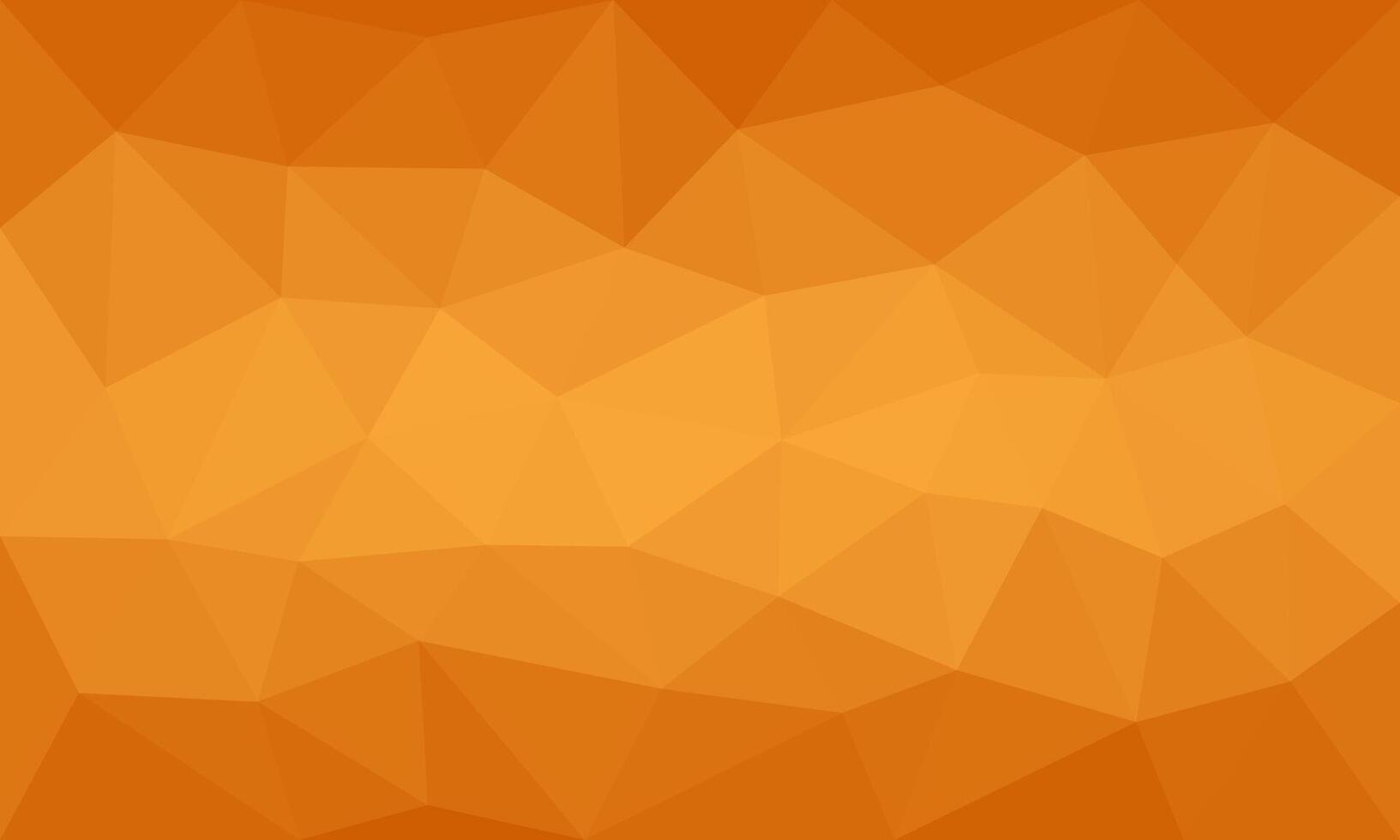 A bright orange polygonal mosaic creates an abstract background. The geometric pattern offers a modern, textured surface suitable for a variety of creative projects. vector