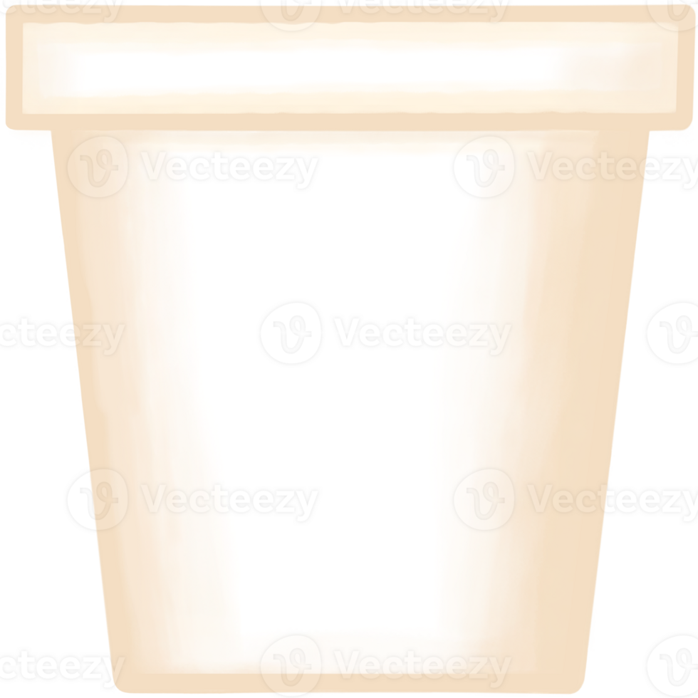 Lovely style and colors of a white mixed creamy tall pot for grow plant. png