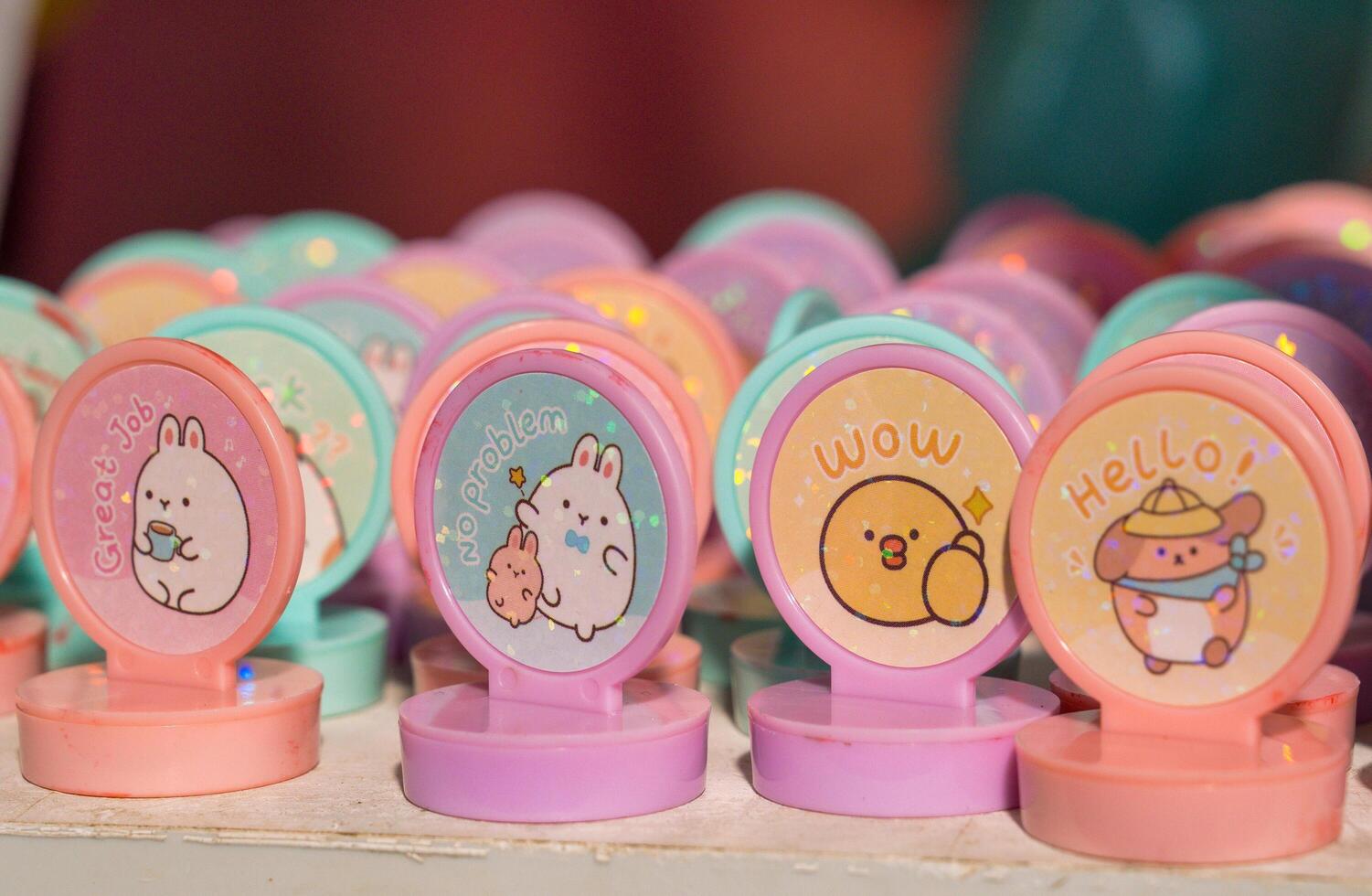 giveaways with different cute characters photo