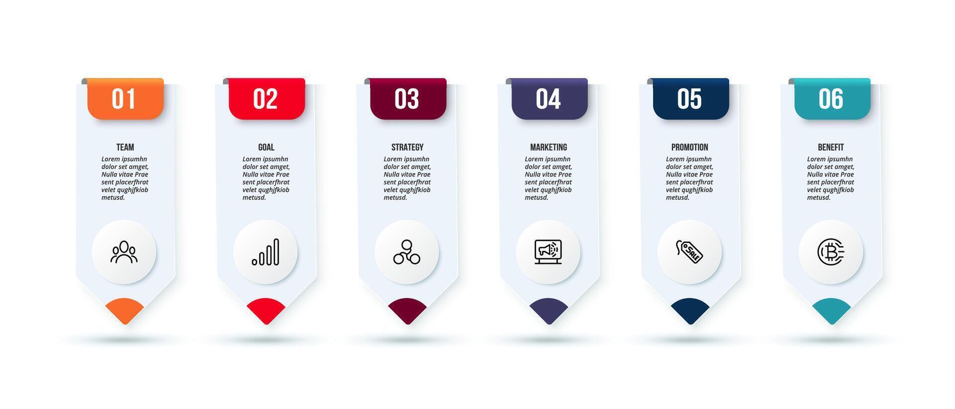 Modern label for presentation design. vector