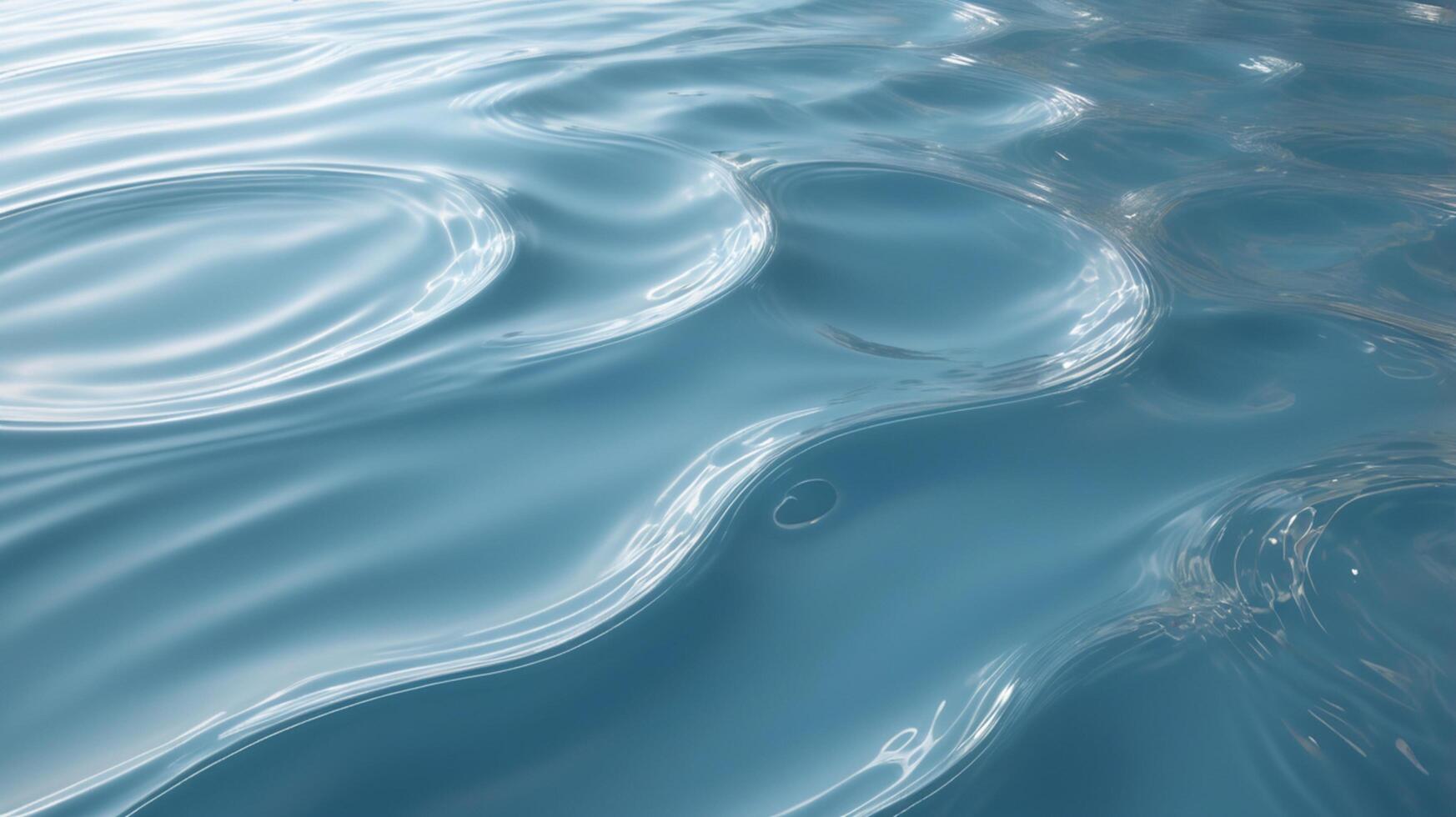 Soft ripples on a tranquil lake, creating a serene, fluid background with subtle motion and reflection. photo