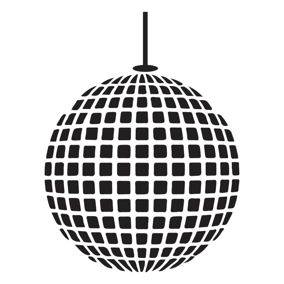 Striking Disco Ball Image Adds a Festive Touch vector