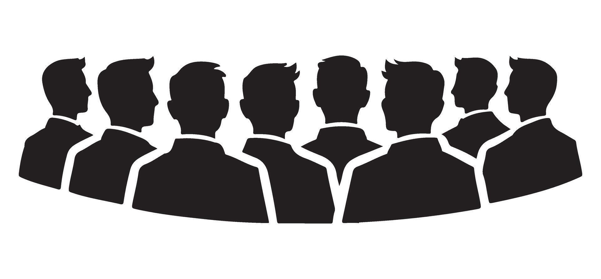 Gathering of Professionals A Illustration of Team Unity vector