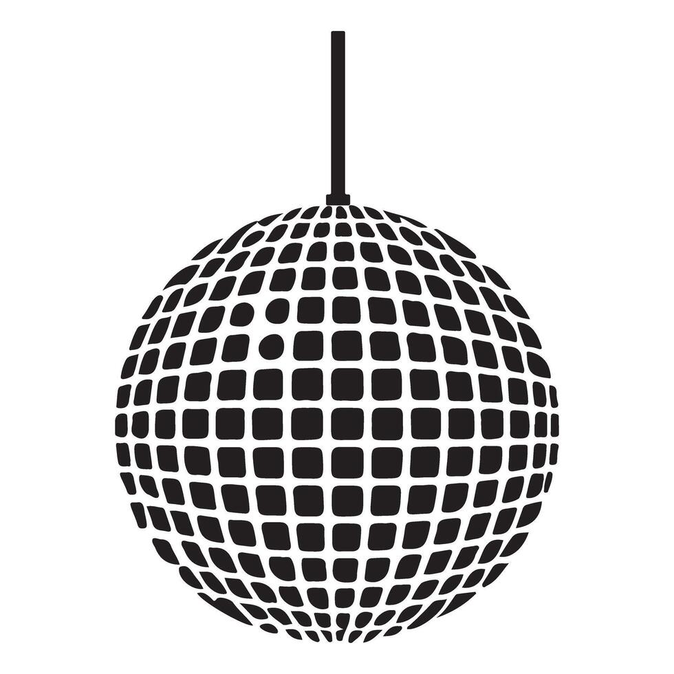 Dazzling Disco Ball Illustration Adds Sparkle to Your Design vector