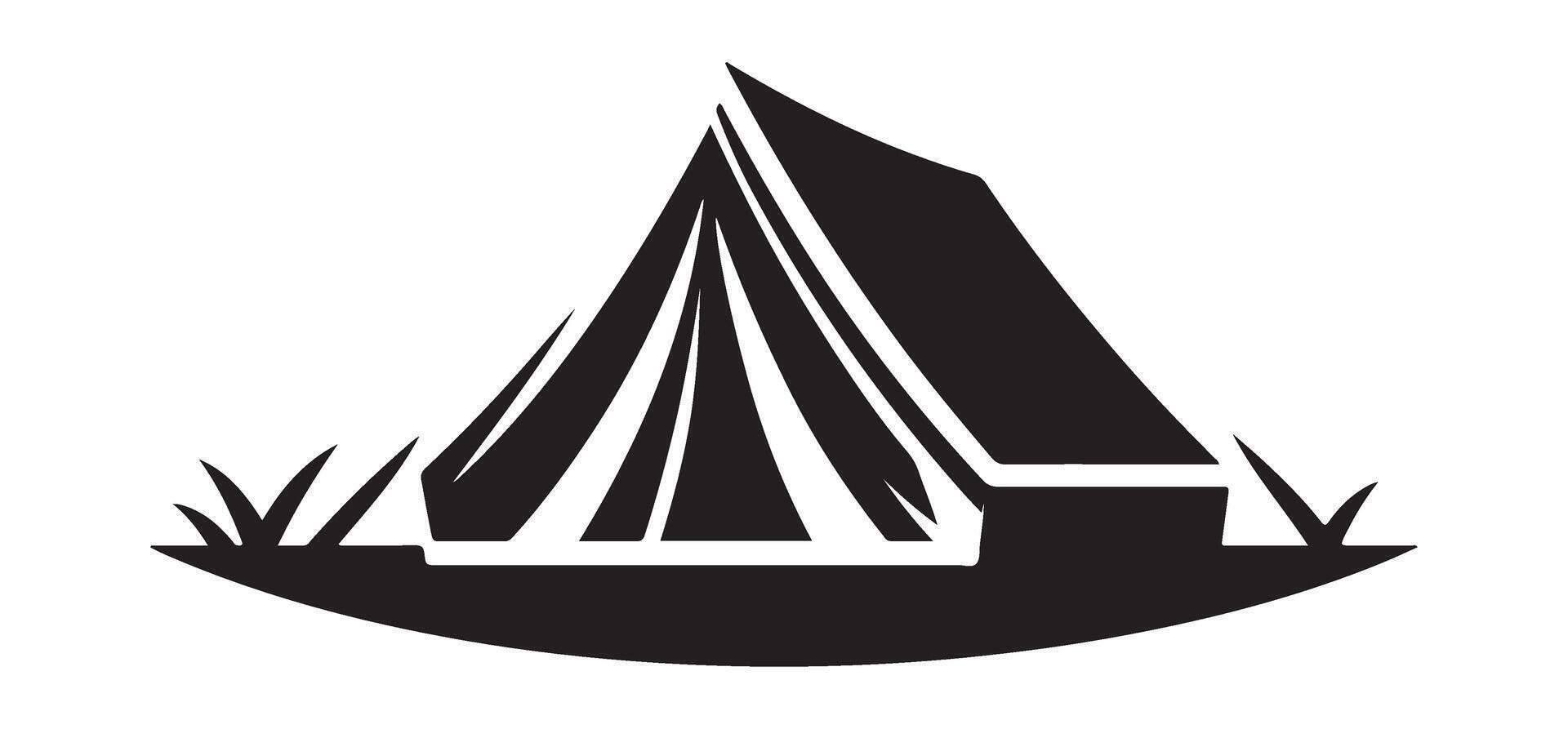 Camping Tent Illustration A Cozy Getaway In The Outdoors Concept vector