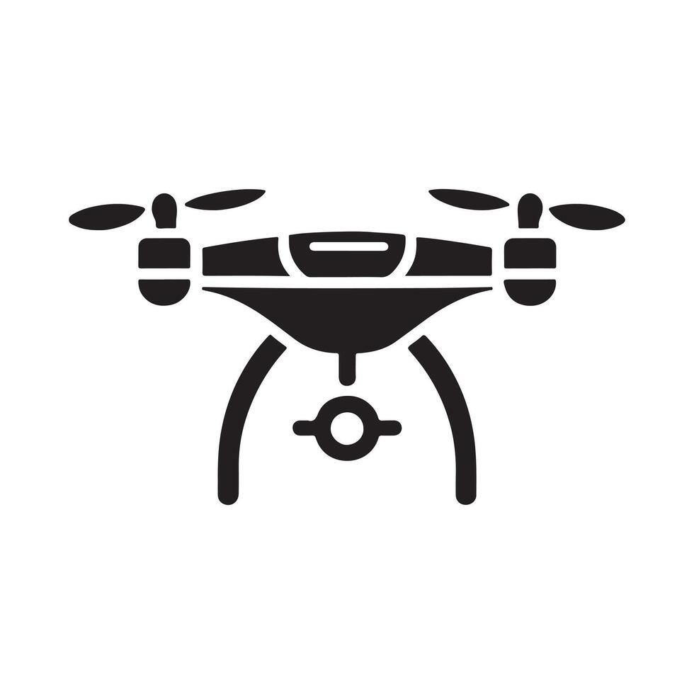 Drone Black for Posters and Banners vector