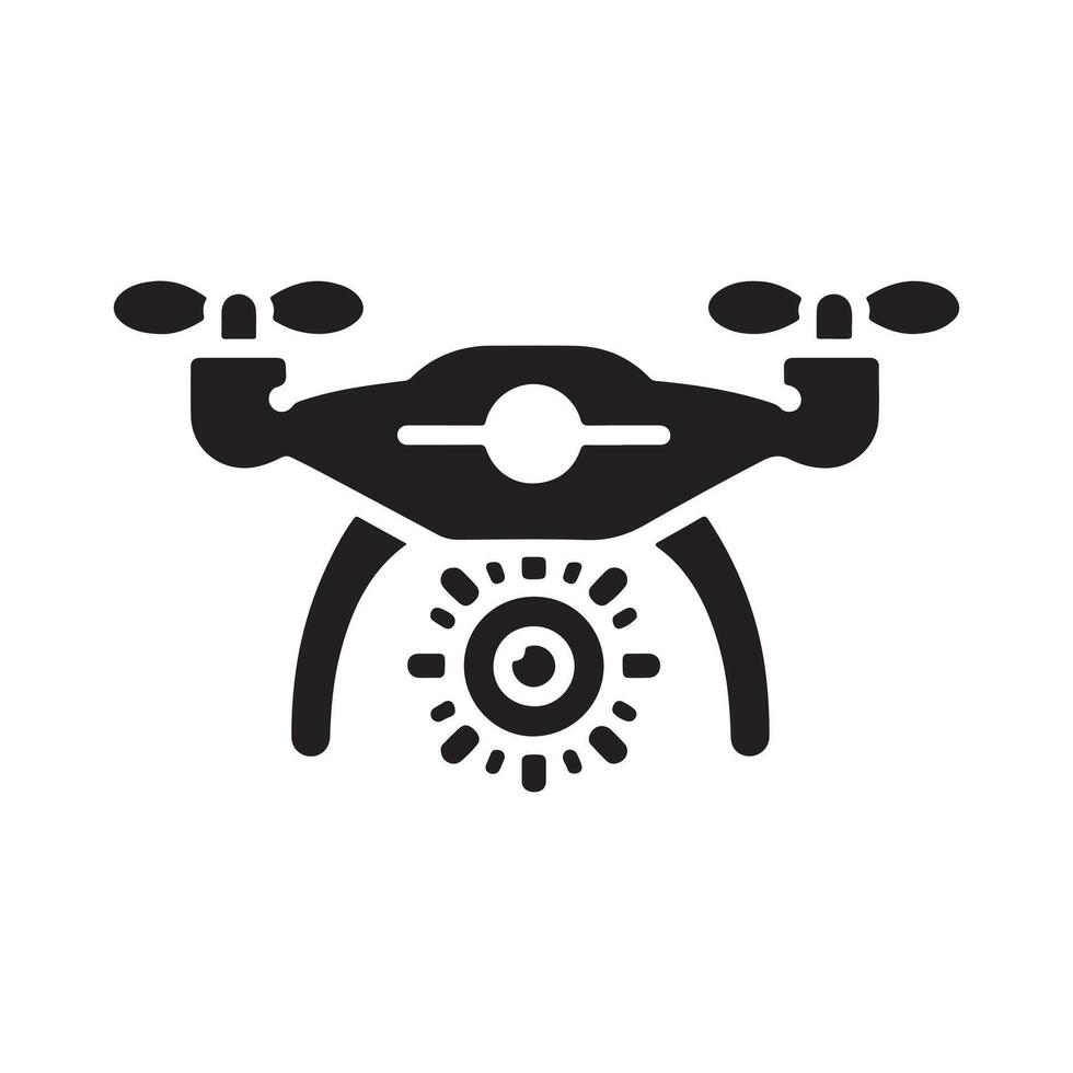 Drone Black for Motion Graphics vector