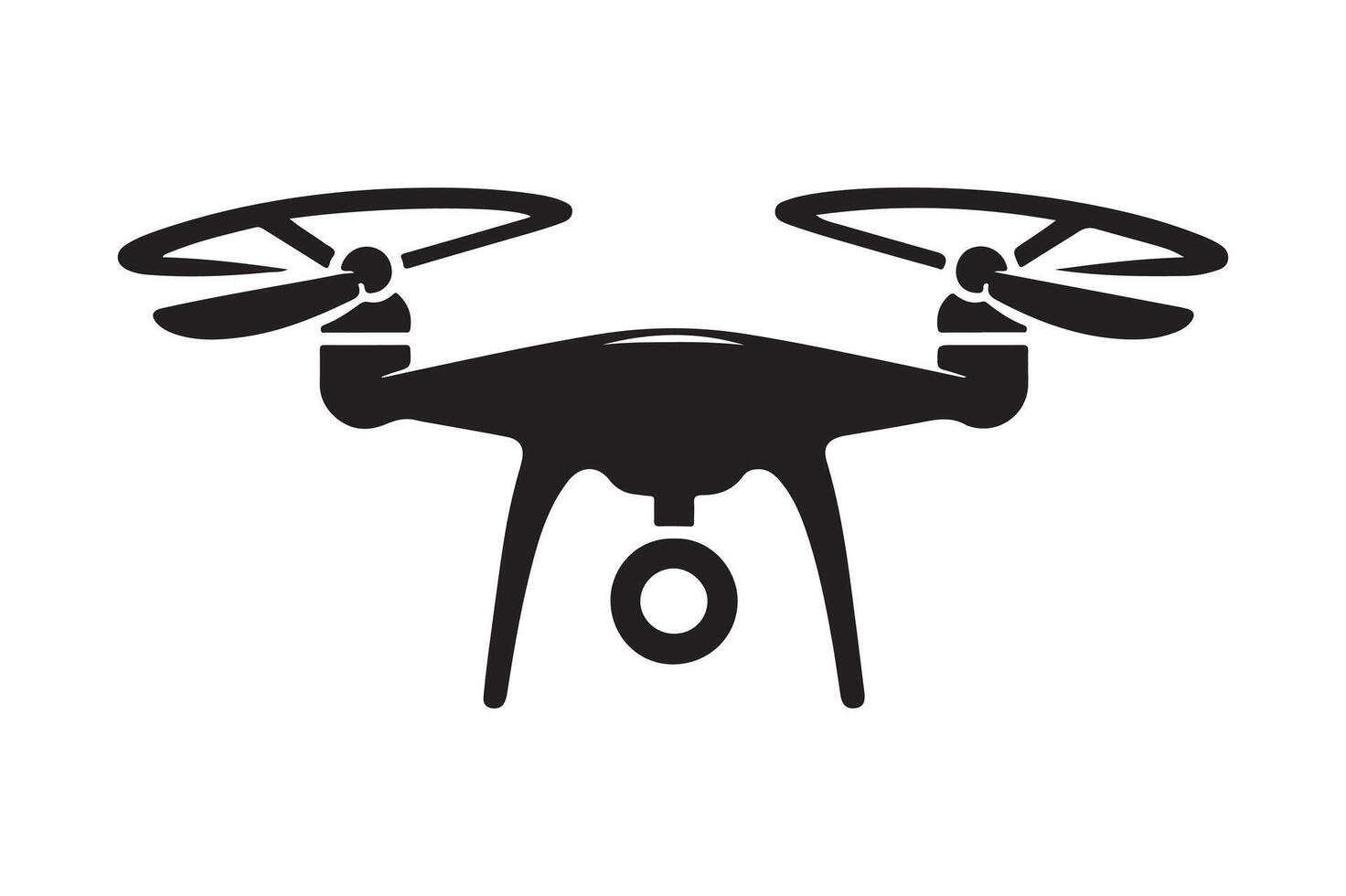 Drone Black for Digital Projects vector