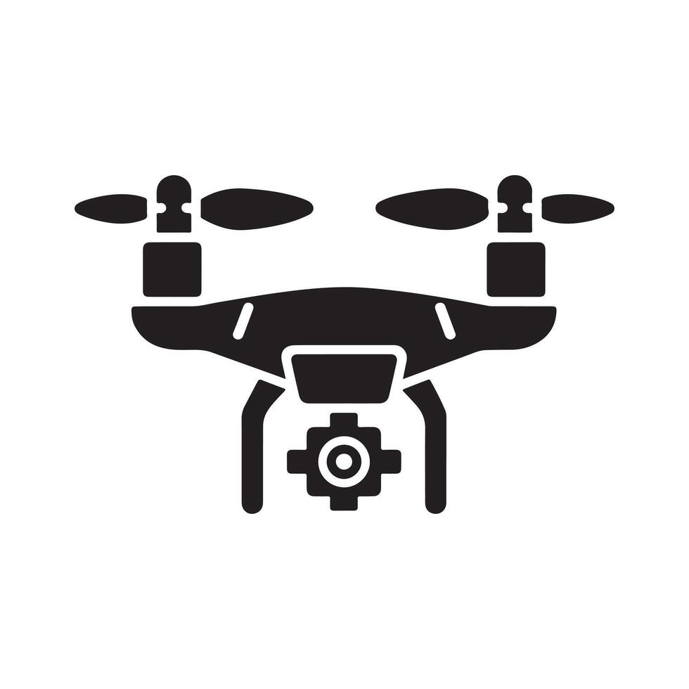 Drone Black Art for Printing vector