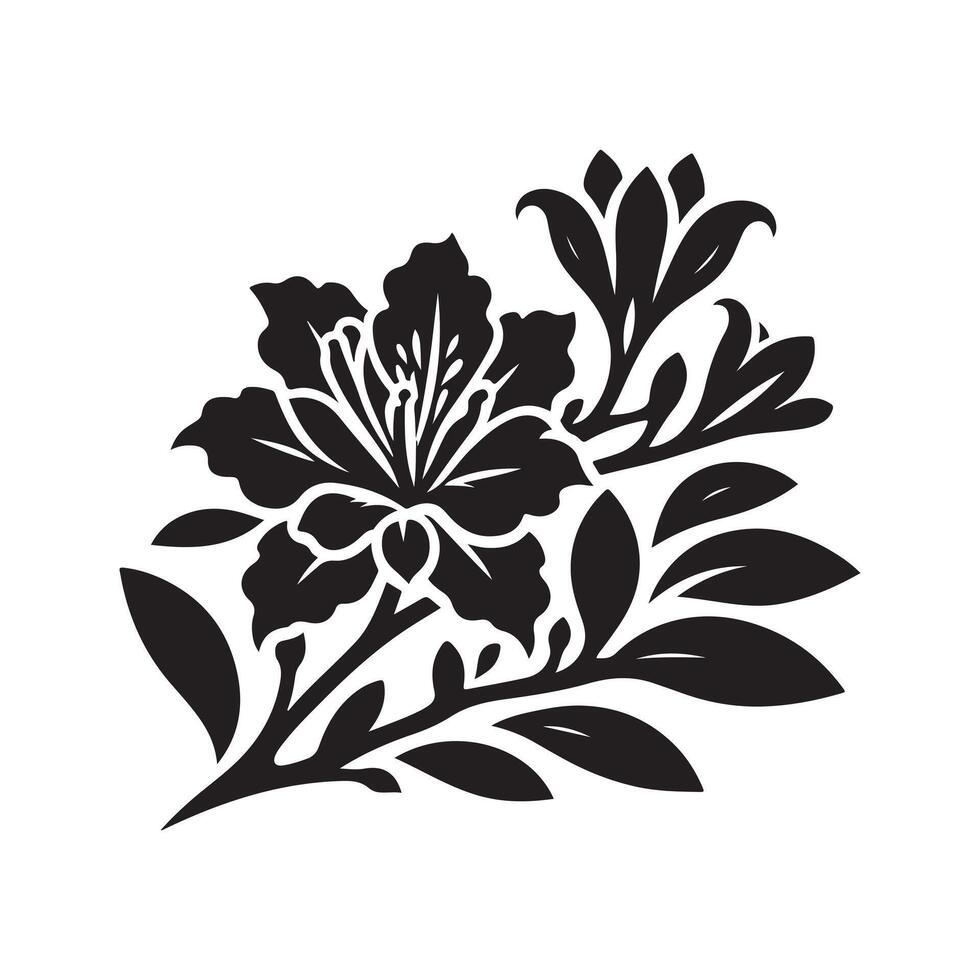Azalea Black for Social Media Designs vector