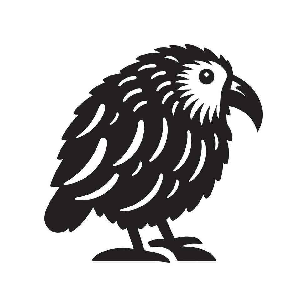 Customizable Kekepo Black Silhouette vector