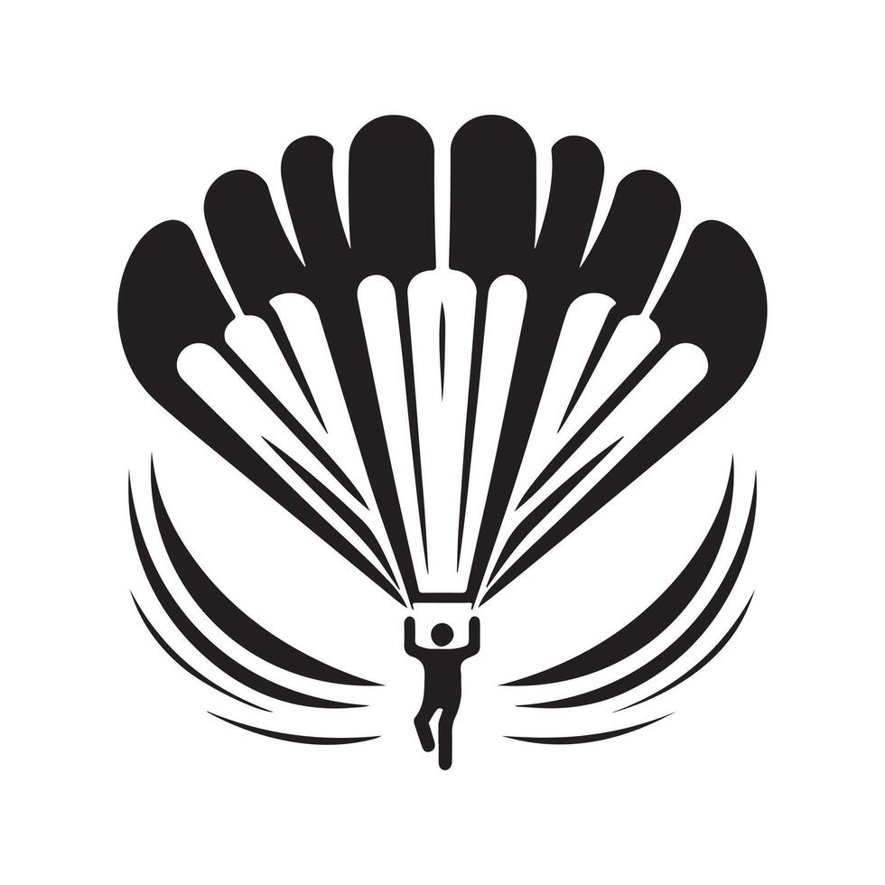 Parachute Design for Web Projects vector
