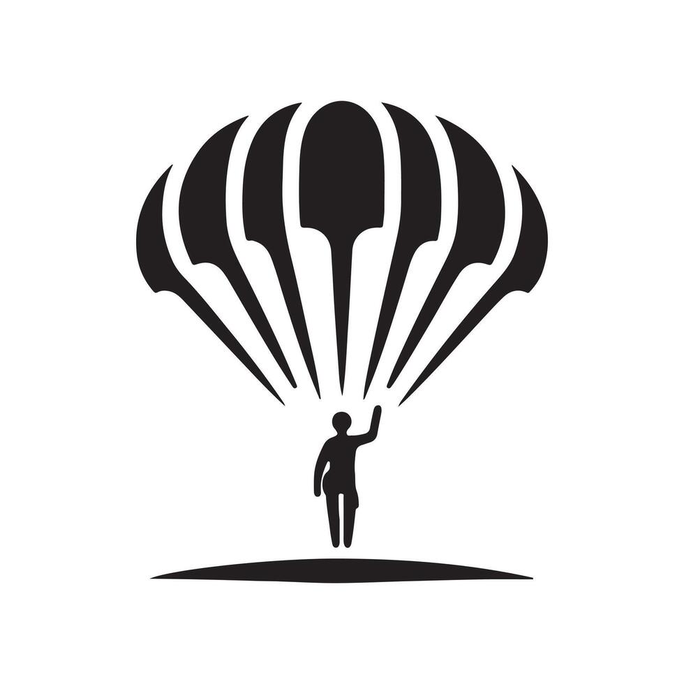 High Resolution Parachute vector