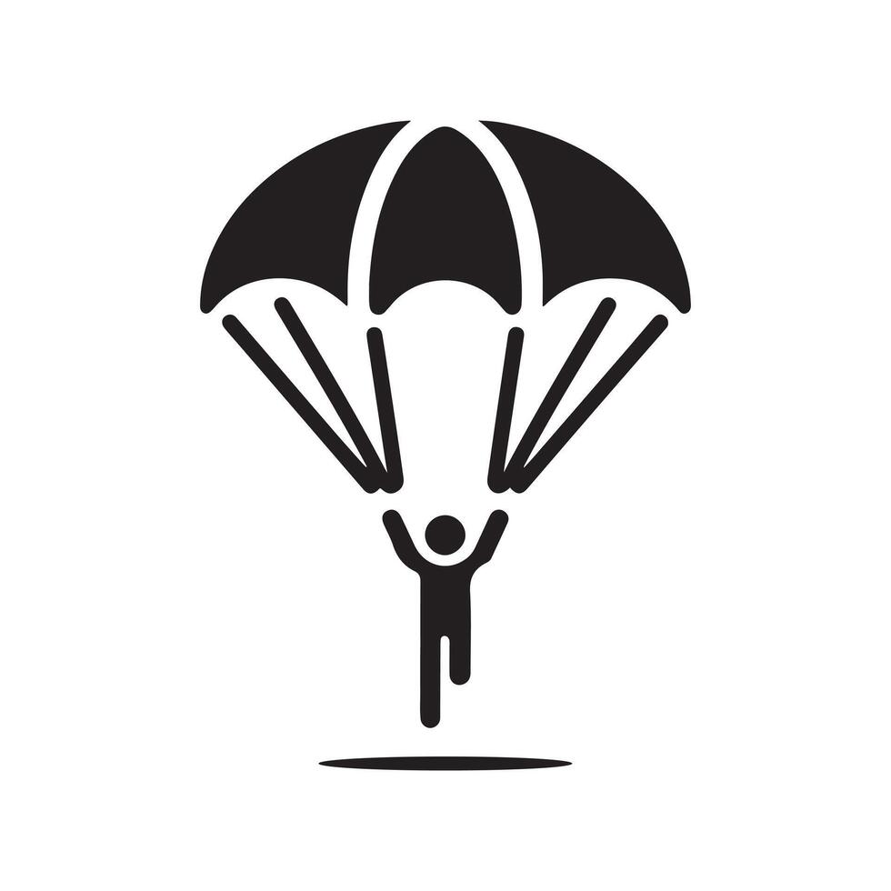 Parachute Concept for Designers vector