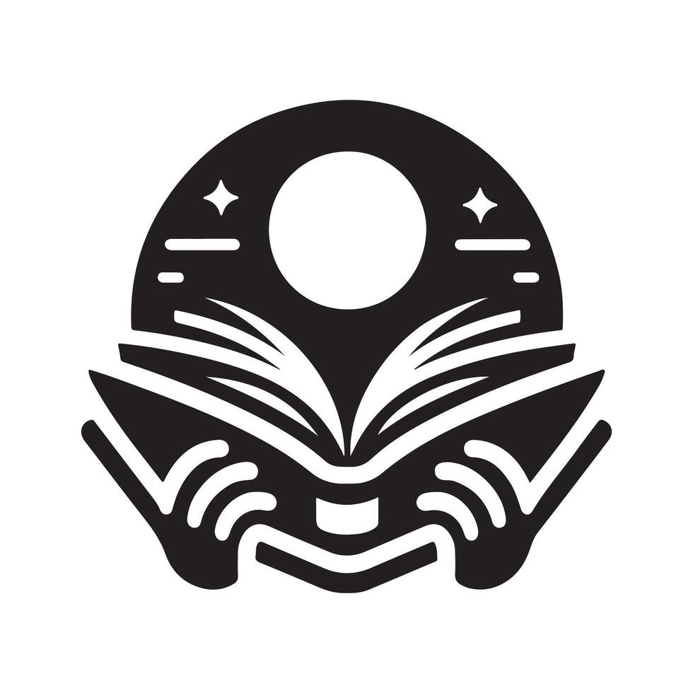 High Quality Black Book Silhouette Image vector