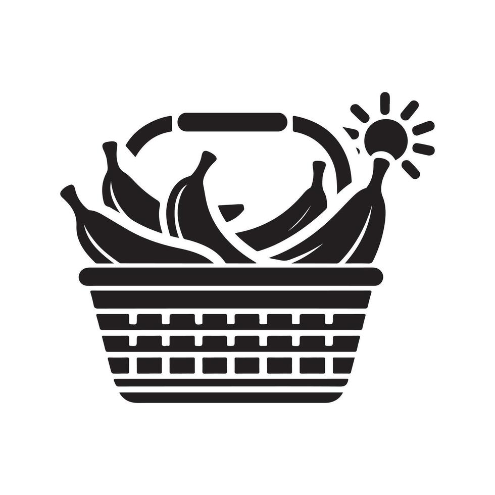 Banana Black for Social Media Graphics vector