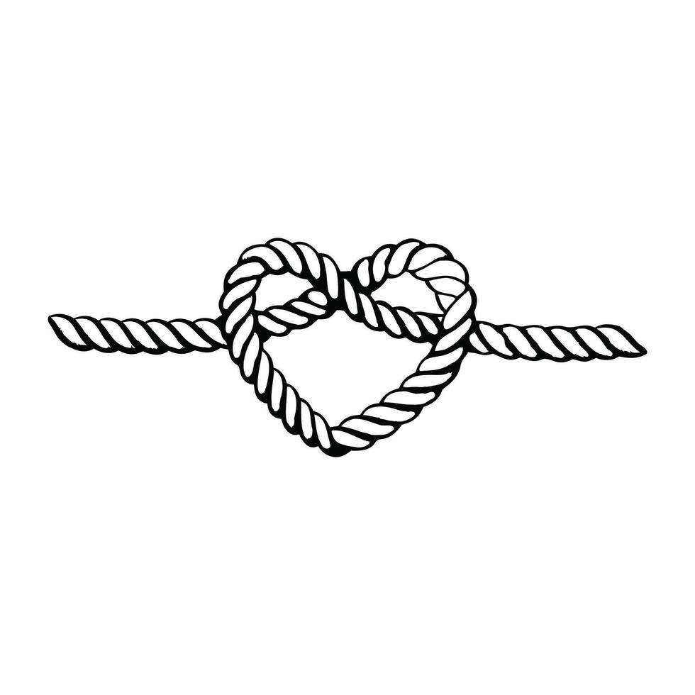 Nautical Knot Rope Illustration for Design Project vector