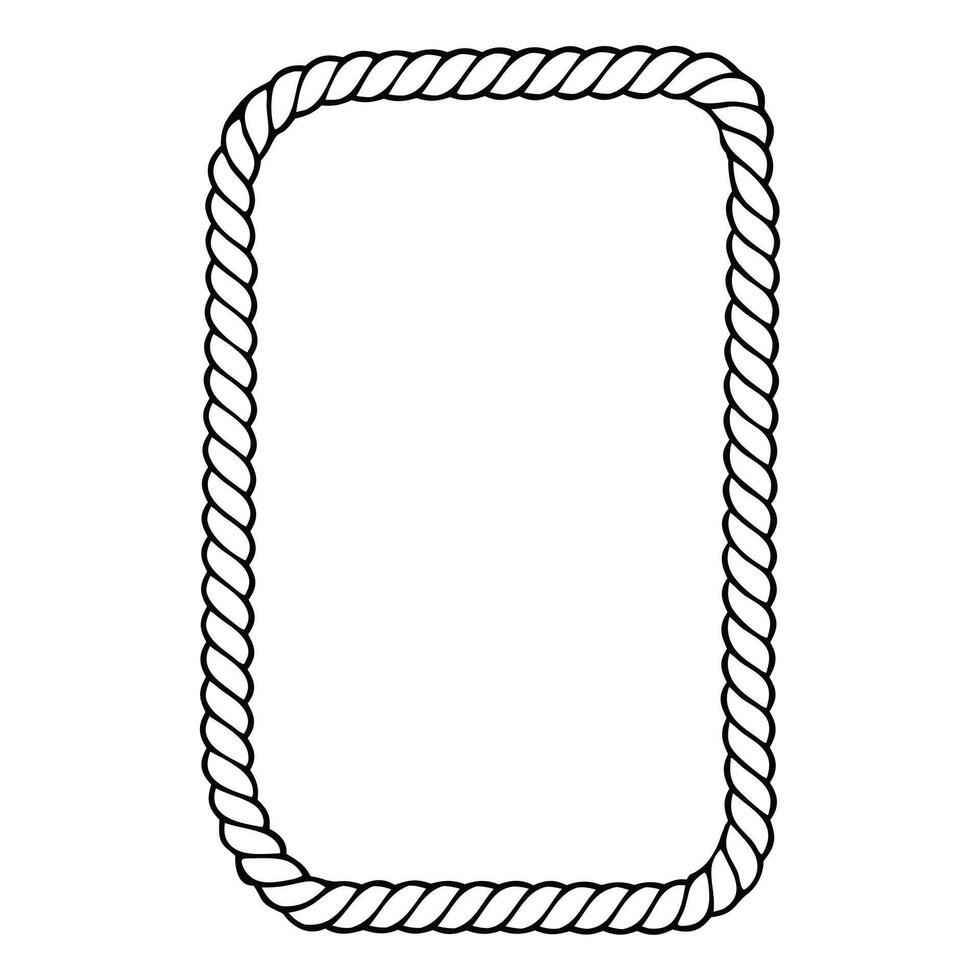 Creative Nautical Knot Rope Illustration for Design vector