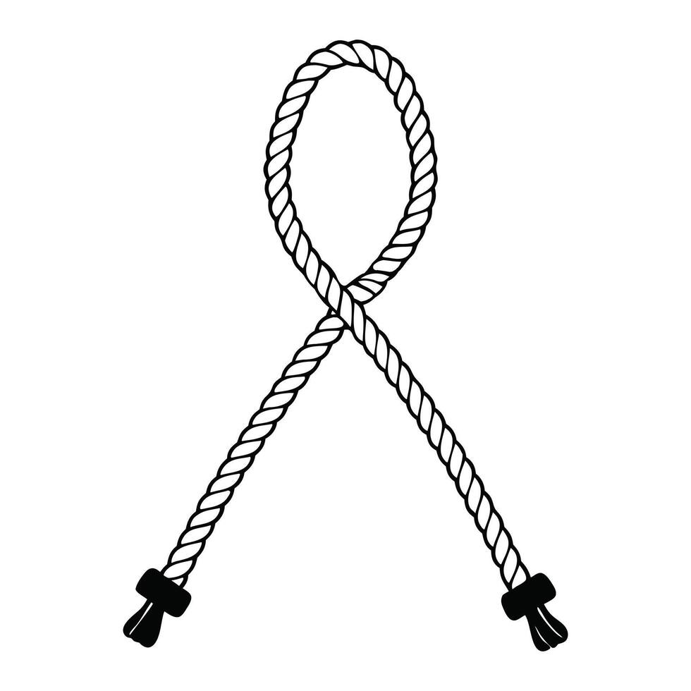Unique Nautical Knot Illustration for Rope Art Design vector