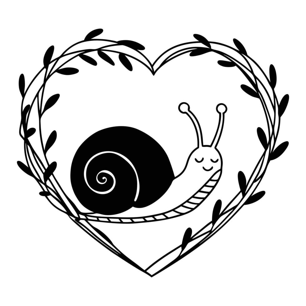 Snail Animal Design for Custom Artwork Ideas vector