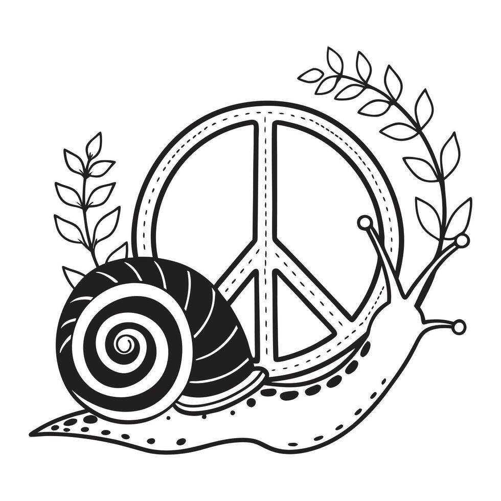 Snail Animal Illustration for Creative Design Project vector