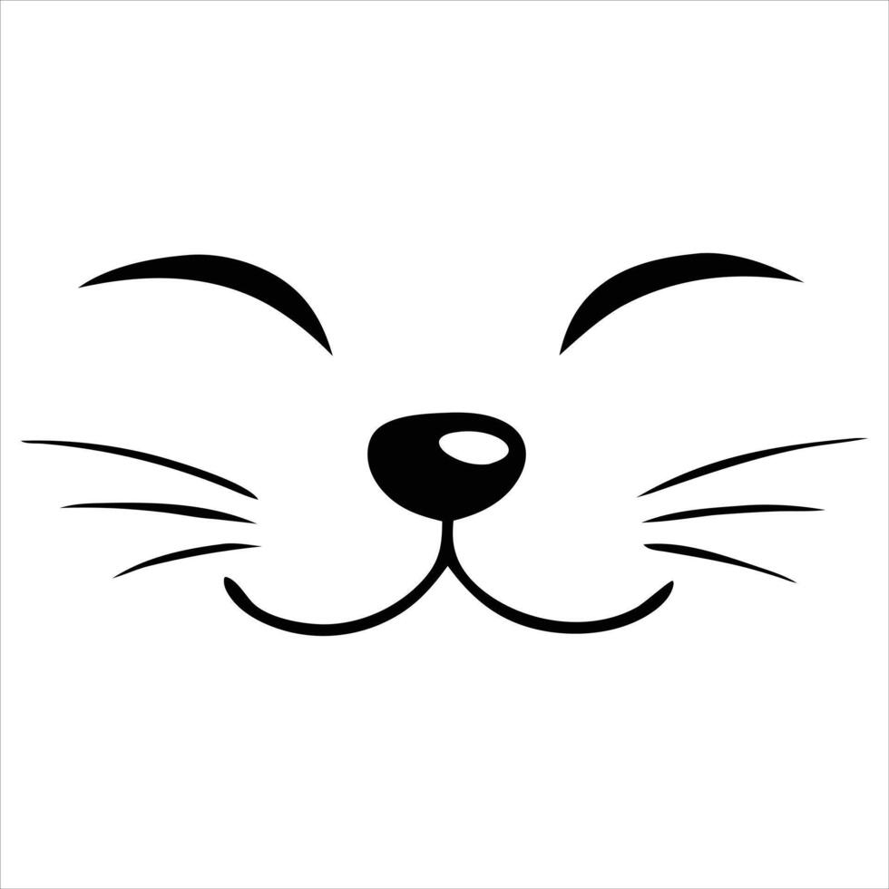 Creative Happy Face Expressions in Illustration vector