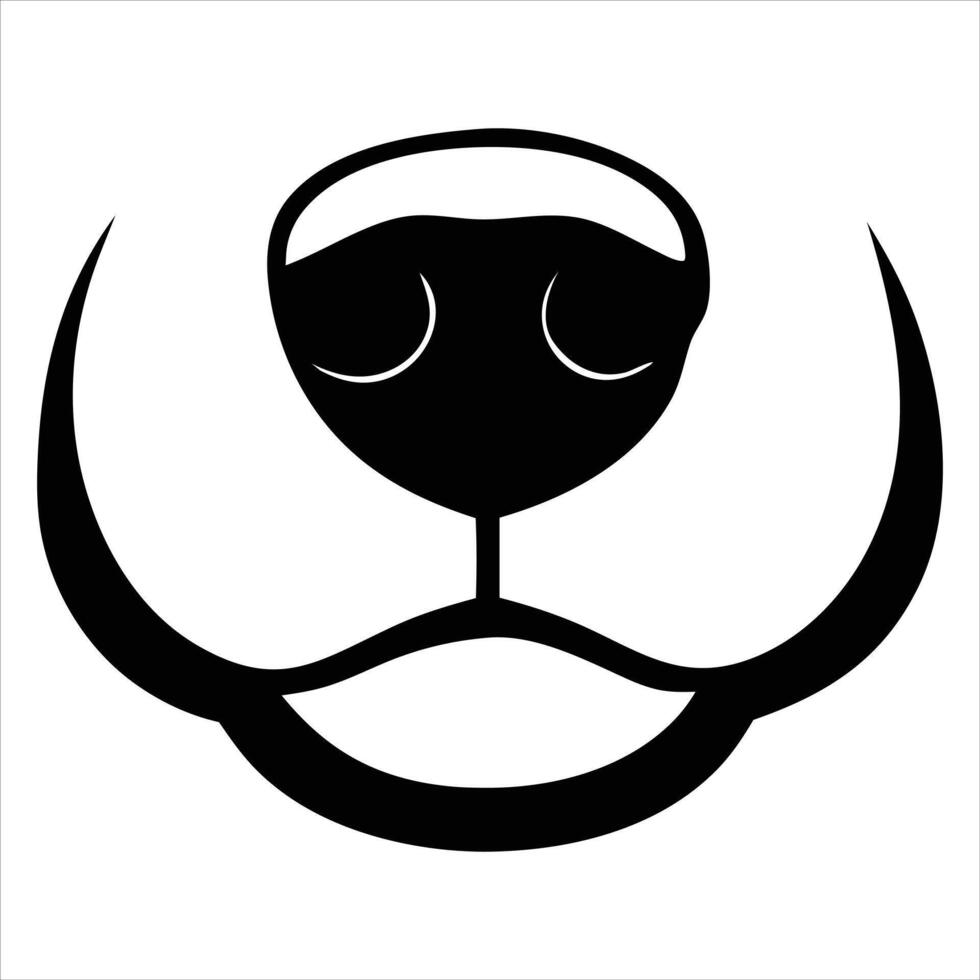 Cute and Funny Comic Face Illustration Design vector
