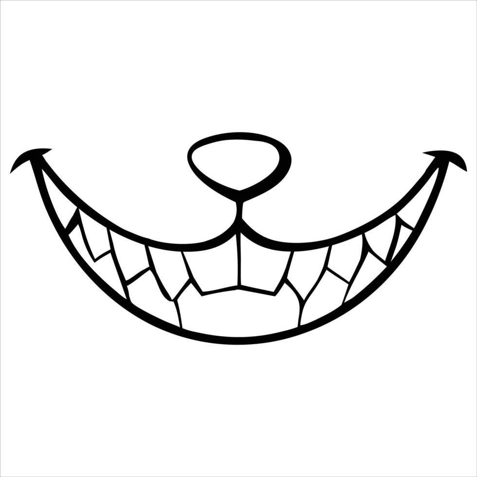 Adorable Happy Face Expressions in Illustration vector