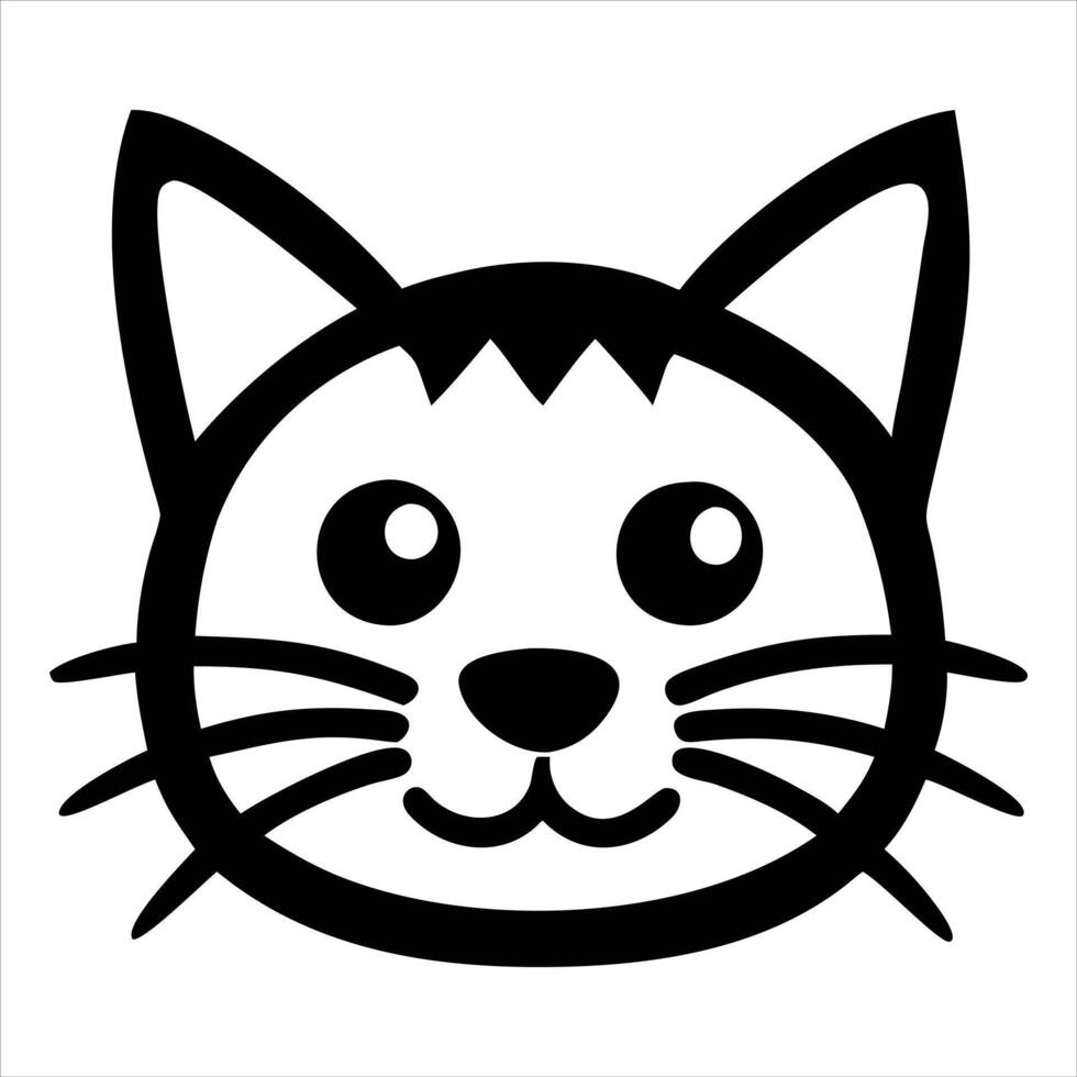 Animal Face Clipart with Playful Features vector