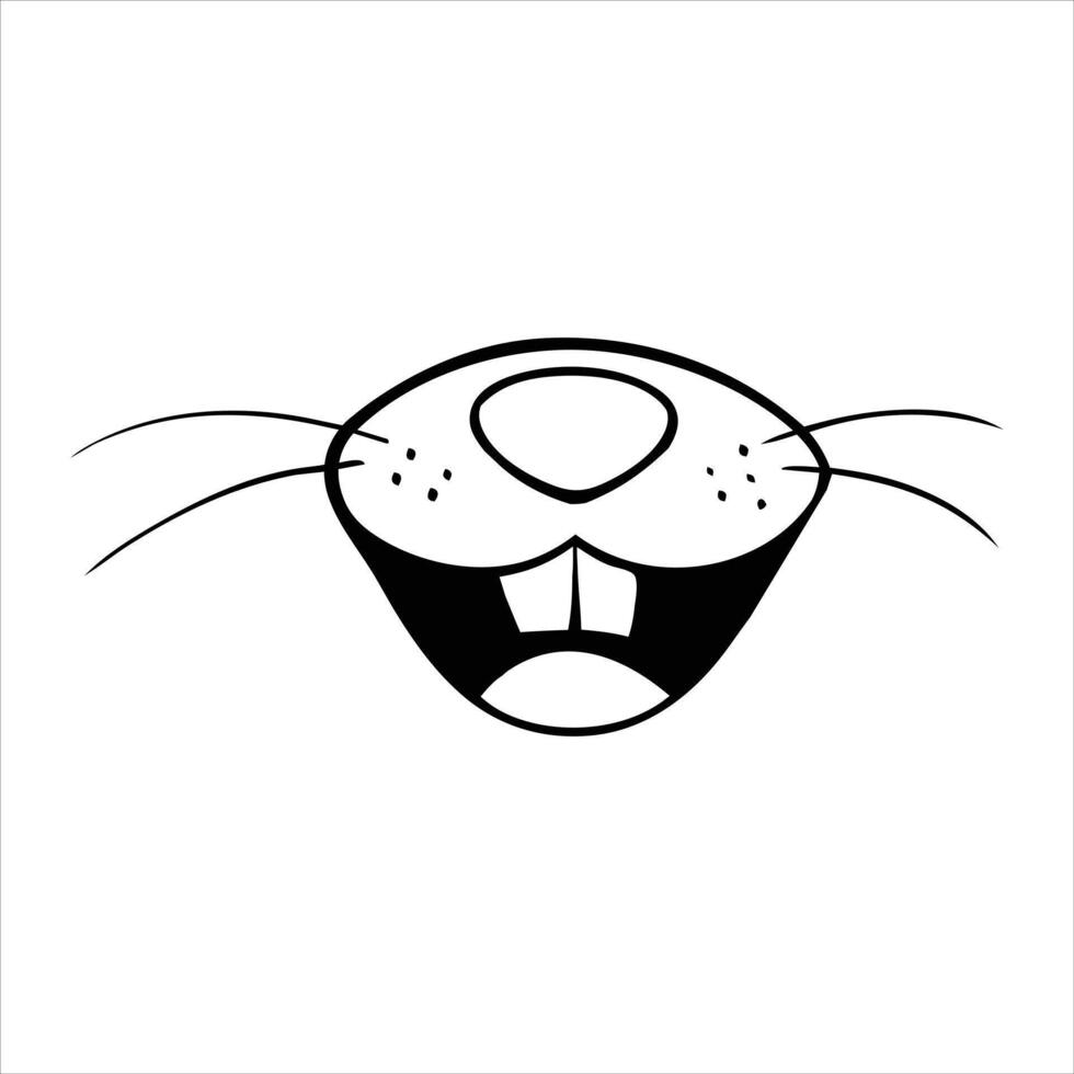 Cartoon-style Animal Faces with Funny Expressions vector