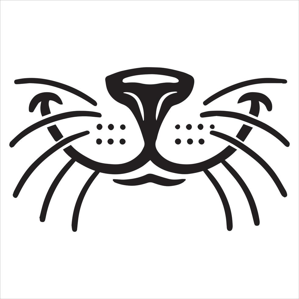Expressive Animal Faces in Cute Design vector