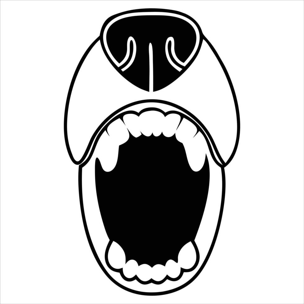 Colorful Cute Animal Faces with Expression vector