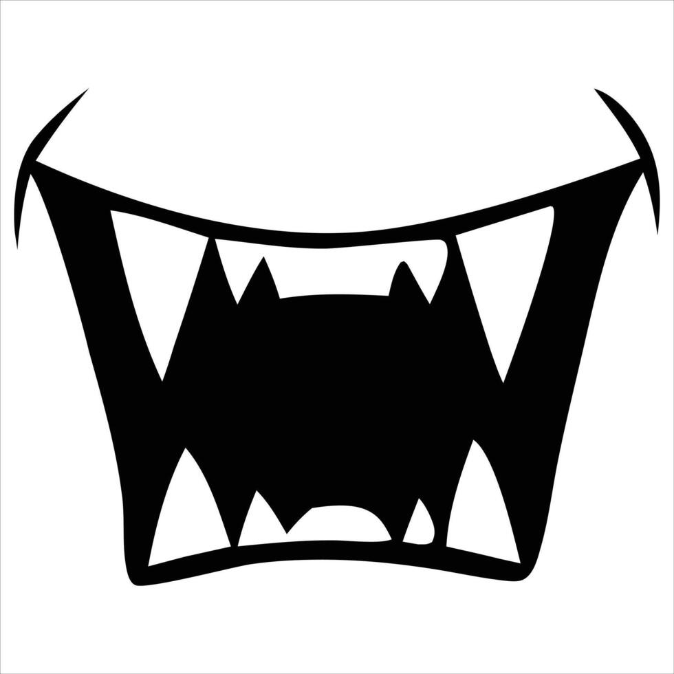 Cute Comic Face Clipart Design Idea vector