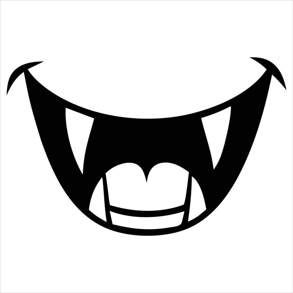 Funny Facial Expression Illustration with Comic Face vector