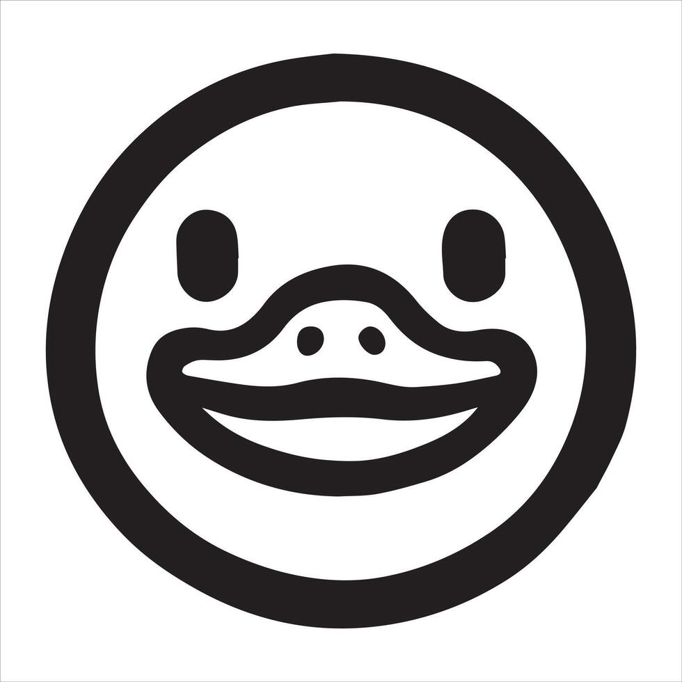 Funny Facial Expression Illustration vector