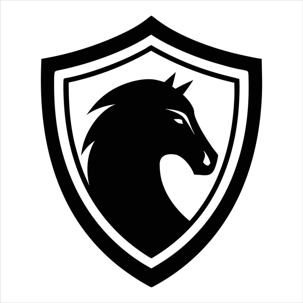 Equestrian Silhouettes and Horse Racing Illustrations vector
