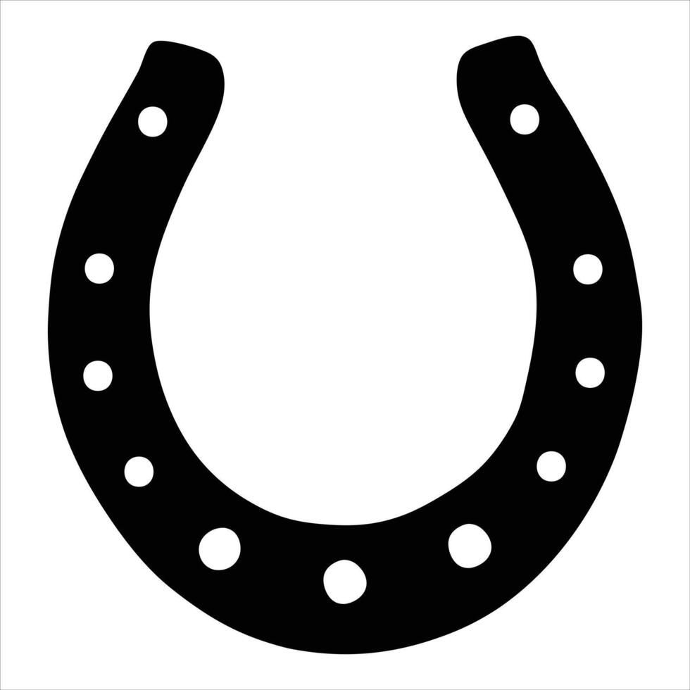Horseshoe and Horse Racing Illustrations for Creator vector