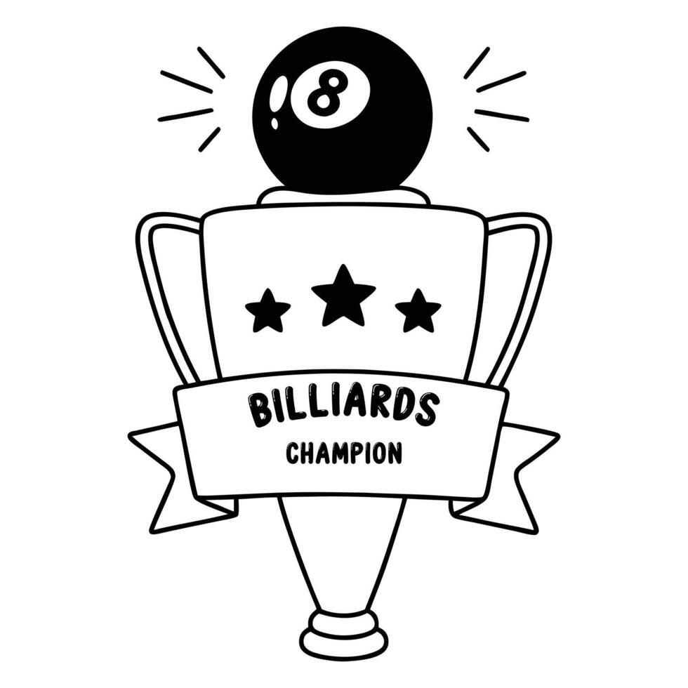 Snooker Gear and Billiard Ball Design Interpretation vector
