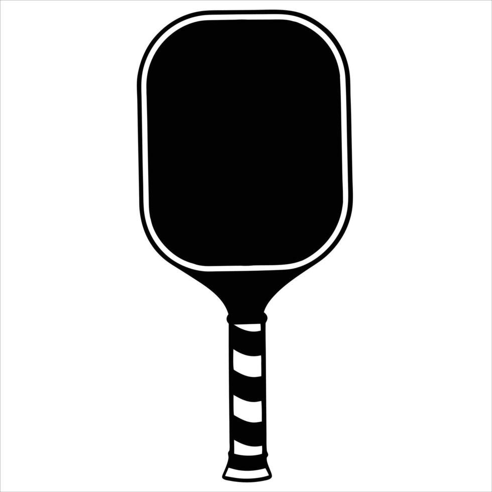 Pickleball Paddles and Ball Design vector