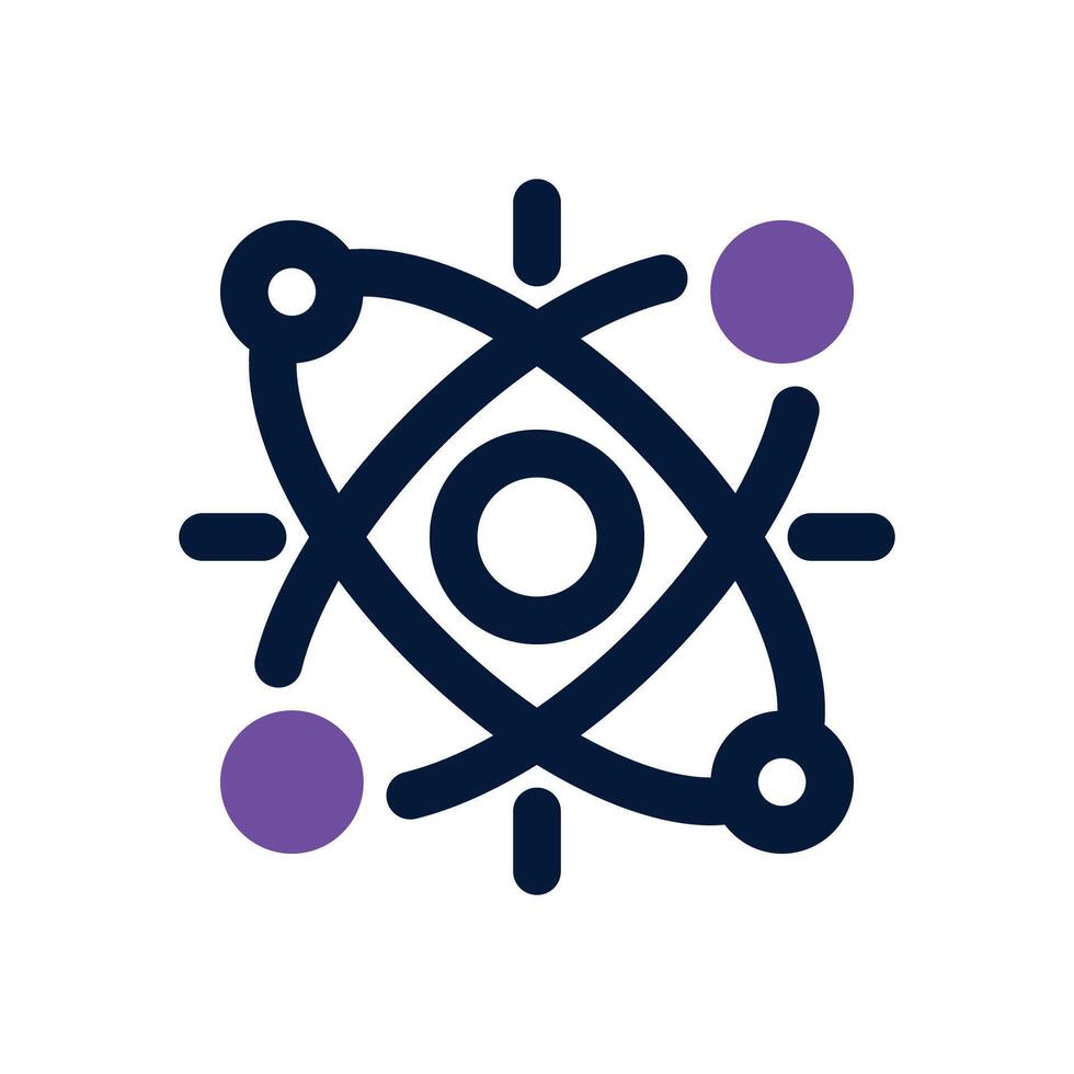 data science dual tone icon. Sleek and modern icon for websites, mobile apps, marketing materials, and corporate design. Fully scalable and ready to use. vector
