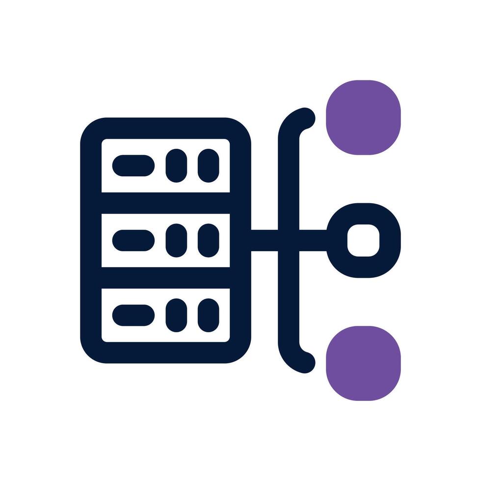 data network dual tone icon. Sleek and modern icon for websites, mobile apps, marketing materials, and corporate design. Fully scalable and ready to use. vector