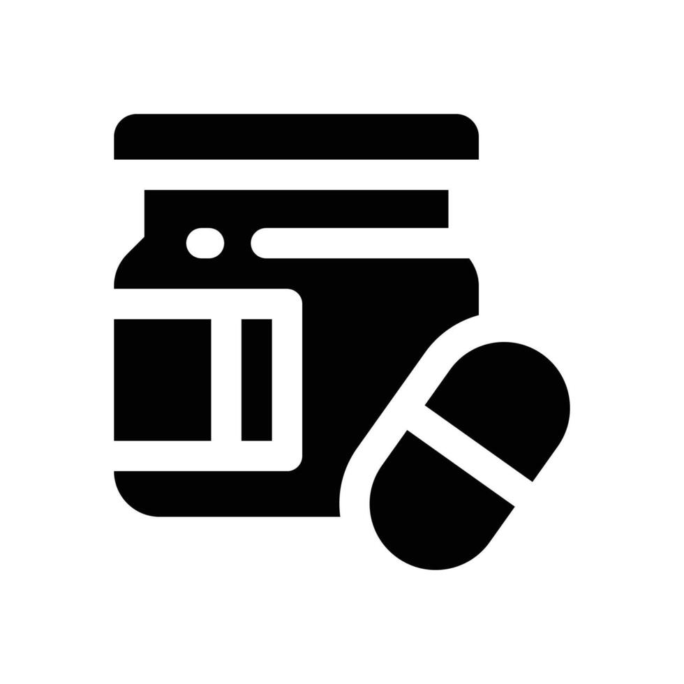 vitamin glyph icon. Strong and solid icon for websites, mobile interfaces, presentations, and visual branding. High quality and easy to edit. vector
