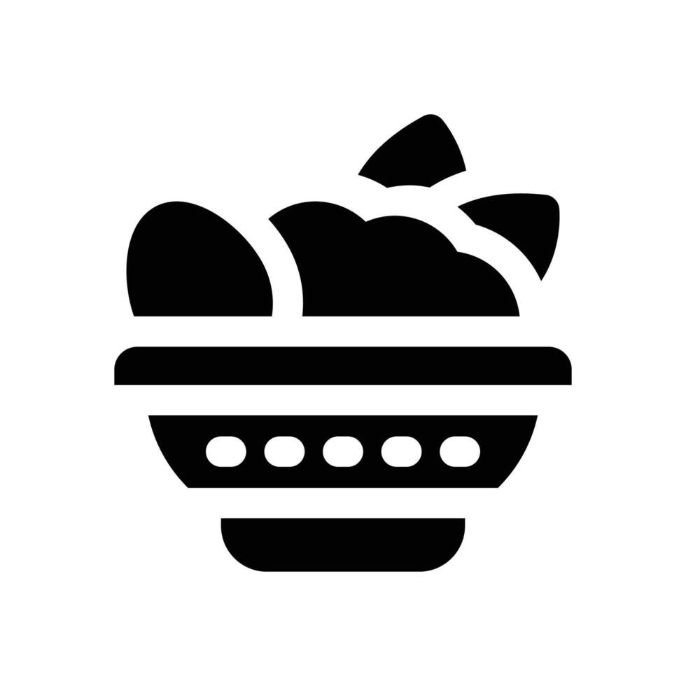 healthy food glyph icon. Strong and solid icon for websites, mobile interfaces, presentations, and visual branding. High quality and easy to edit. vector