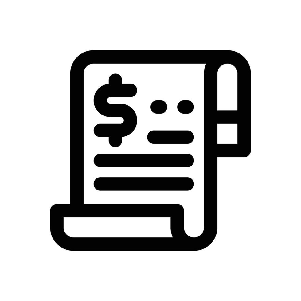 accounting line icon. Clean and minimalist icon for websites, mobile apps, presentations, and logos. Fully scalable and customizable for any project. vector